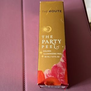The Route party peel golden illuminizing peel